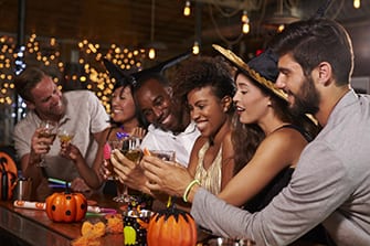 Halloween parties, alcohol, socializing